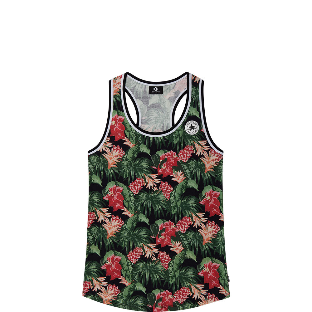 Converse Graphic Print Long Tank