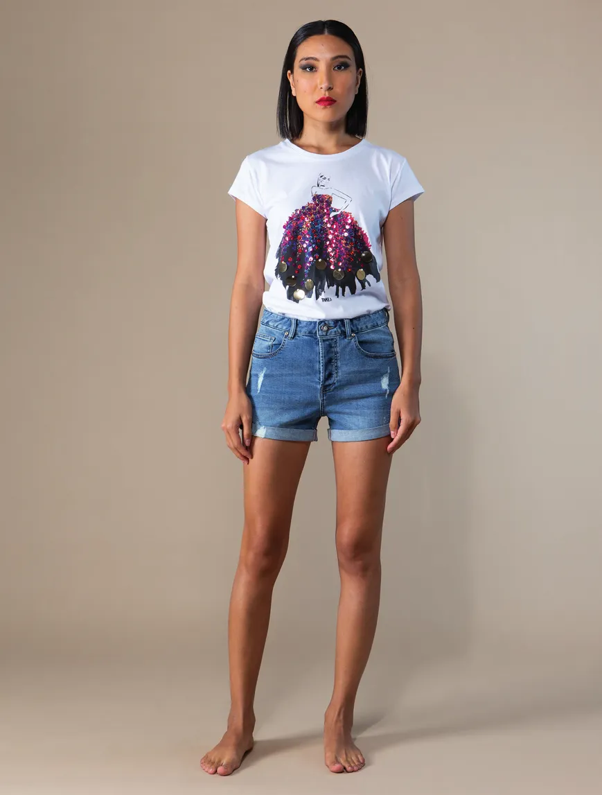 Shorts  Take Two denim Con Rotture