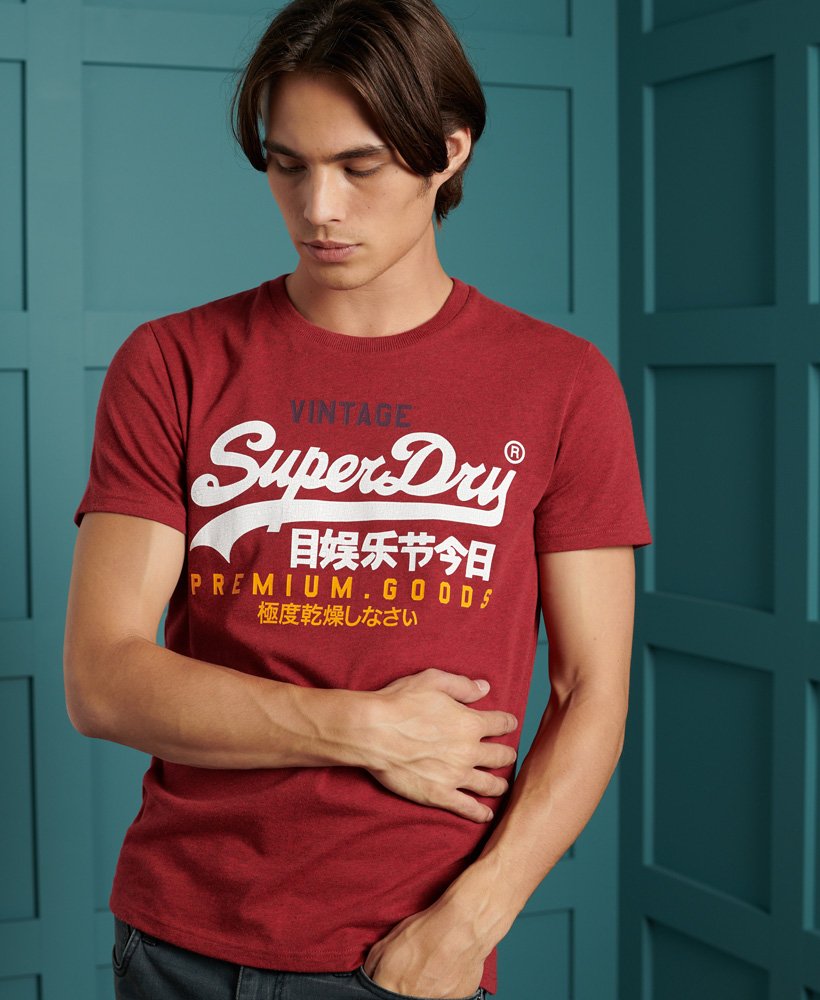 T-Shirt Con Logo Vintage Tri Superdry