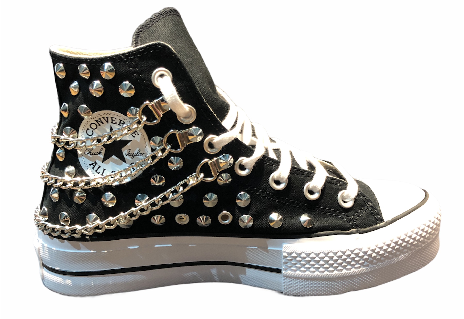 Converse Platform Custom High Top Borchie